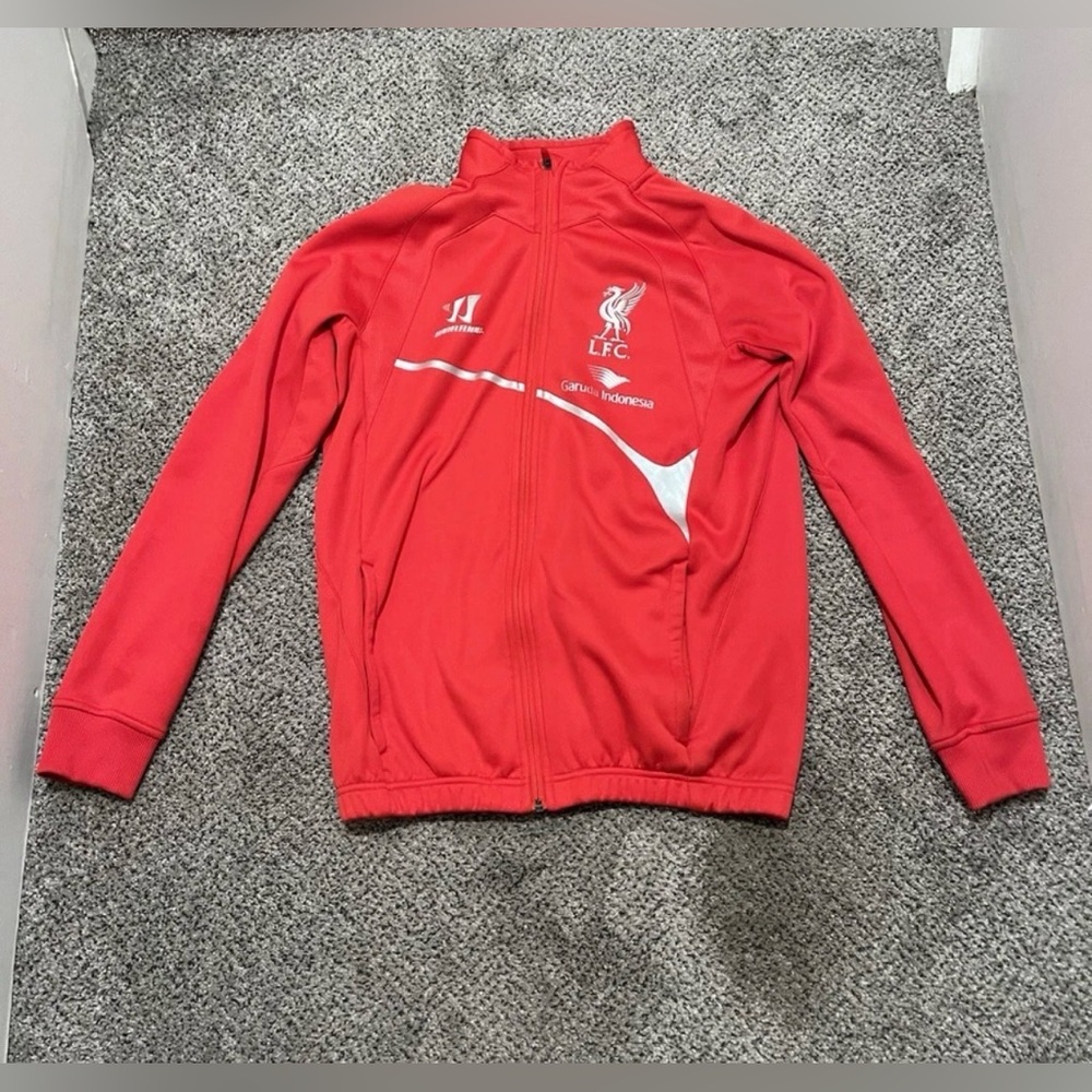 Warrior Liverpool Red Traininig Tracksuit Top Jacket 2014 2015 Mens Size Small